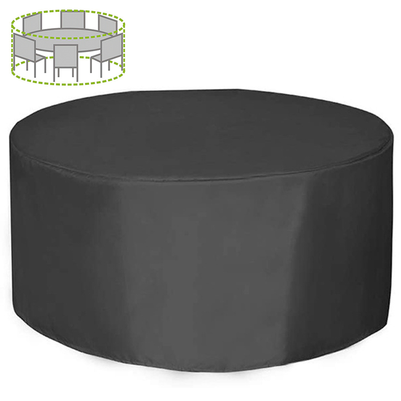 Outdoor Furniture Fabric Waterproof - 12 Sizes Round Furniture Cover 210D