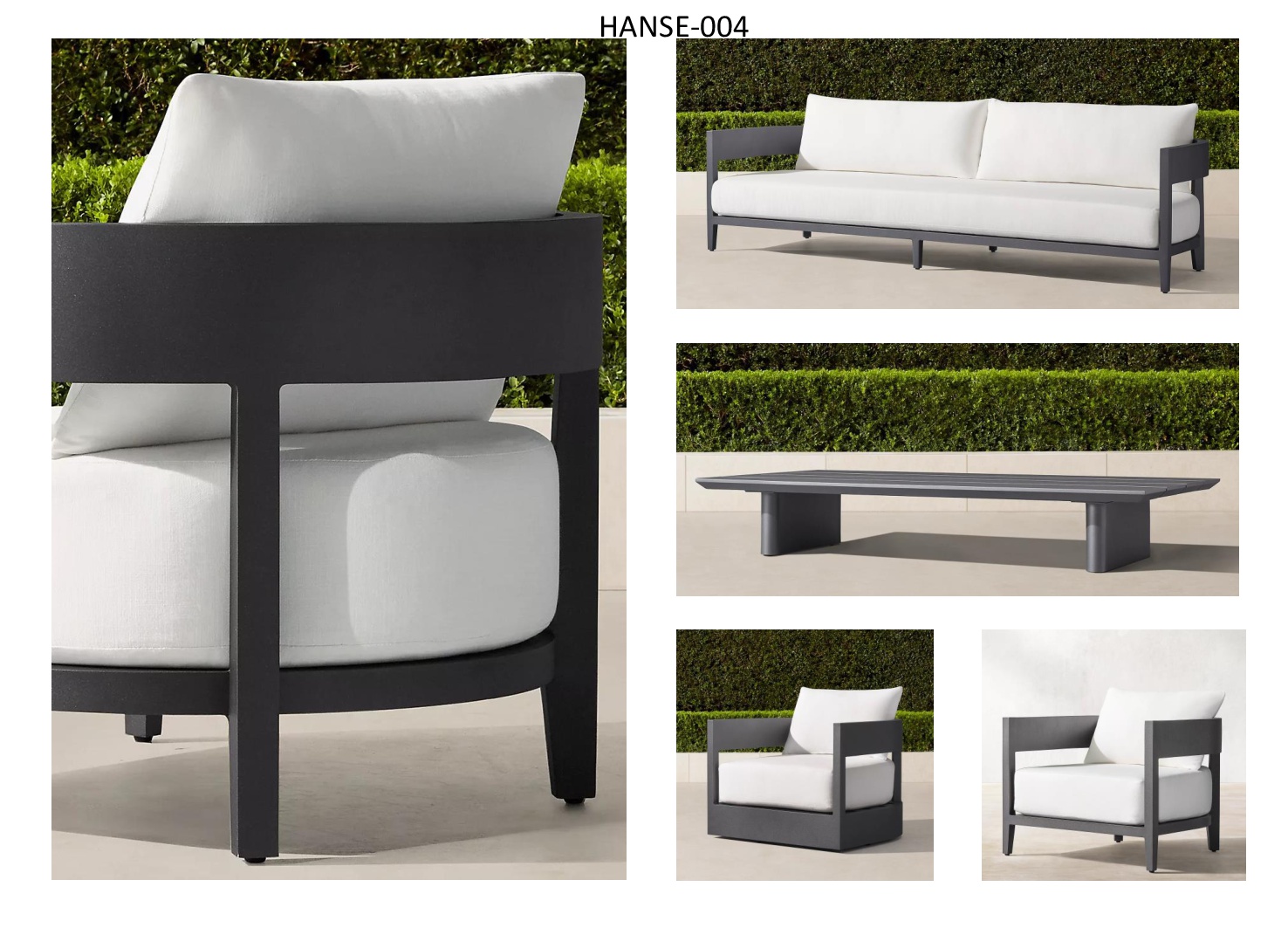 Aluminium Outdoor Garden Sofa  - Outdoor Furniture Thailand recension och pris