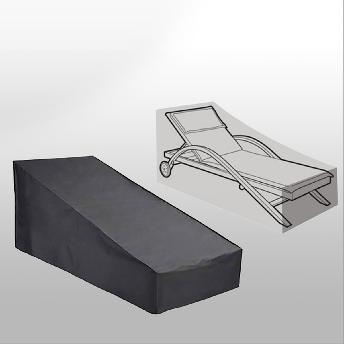 Oxford Fabric Sunlounger Cover - Outdoor Furniture Fabric Waterproof recension och pris
