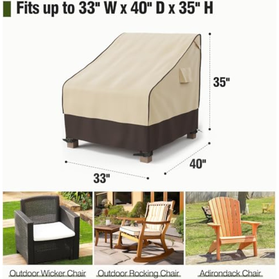 Patio Chair Cover Waterproof,  - Outdoor Furniture Cover recension och pris