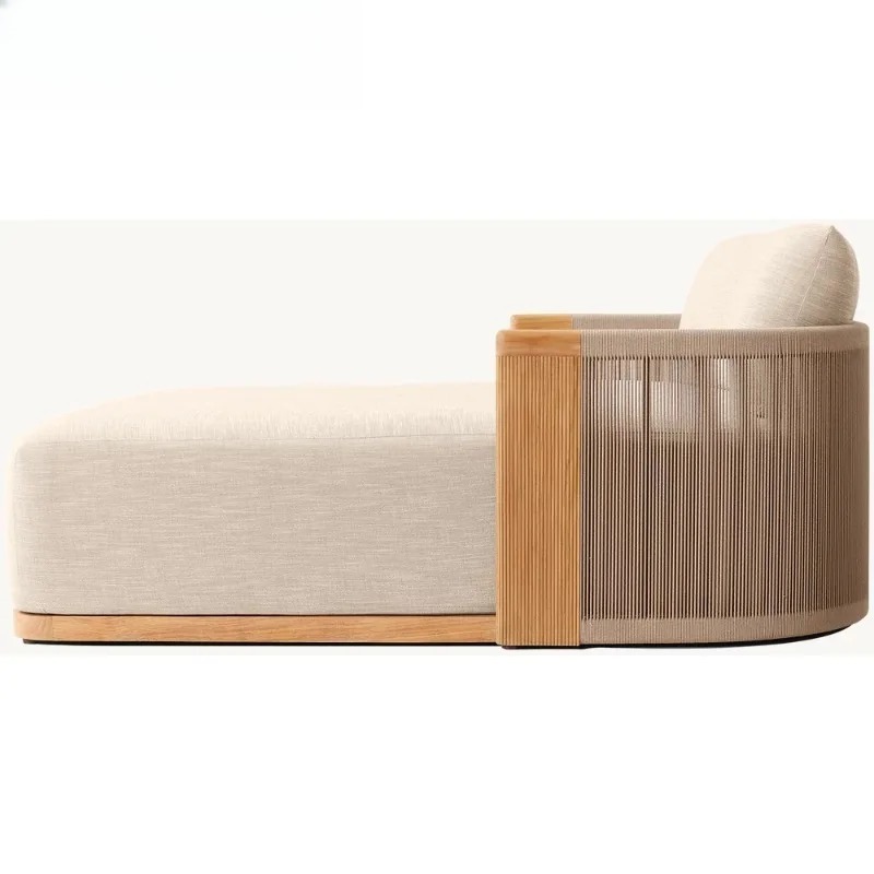 Patio Teak Chaise Lounge Daybe - Outdoor Daybed Furniture recension och pris