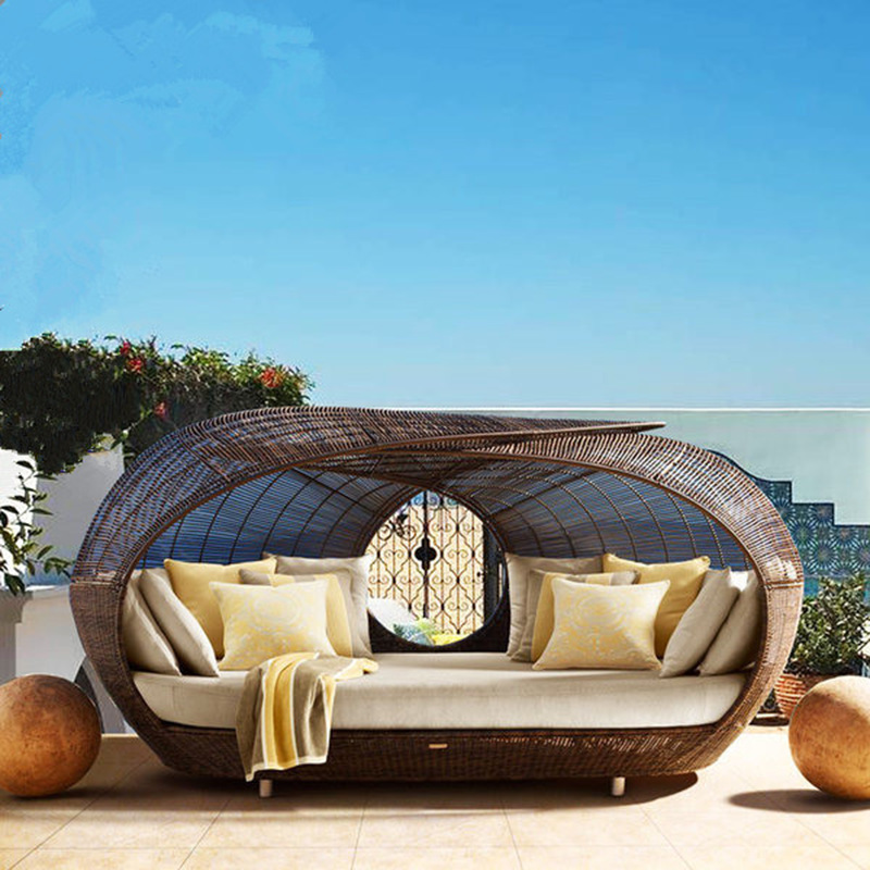 kv-Outdoor Hot Sale Good Quali - Outdoor Daybed Furniture recension och pris