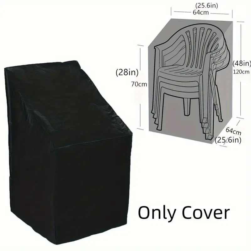 Heavy Duty Stackable Chair Cov - Outdoor Furniture Fabric Waterproof recension och pris