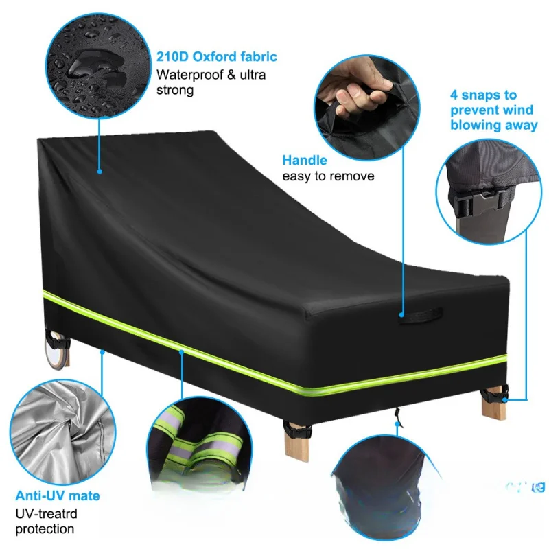 1PC 420D Oxford Patio Bench Co - Outdoor Furniture Cover recension och pris