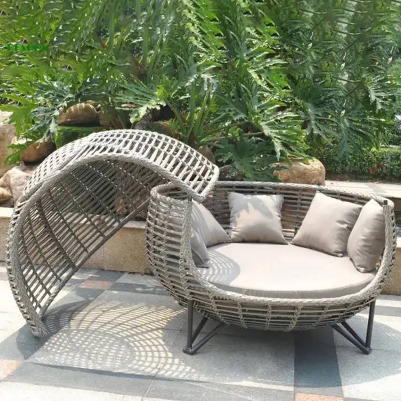 Nordic Patio Canopy Daybed Out - Outdoor Daybed Furniture recension och pris