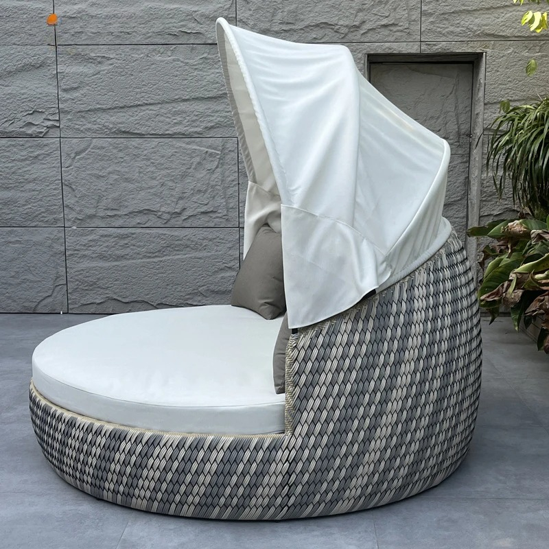 Daybed,Anti-UV Rustproof Round - Outdoor Daybed Furniture recension och pris
