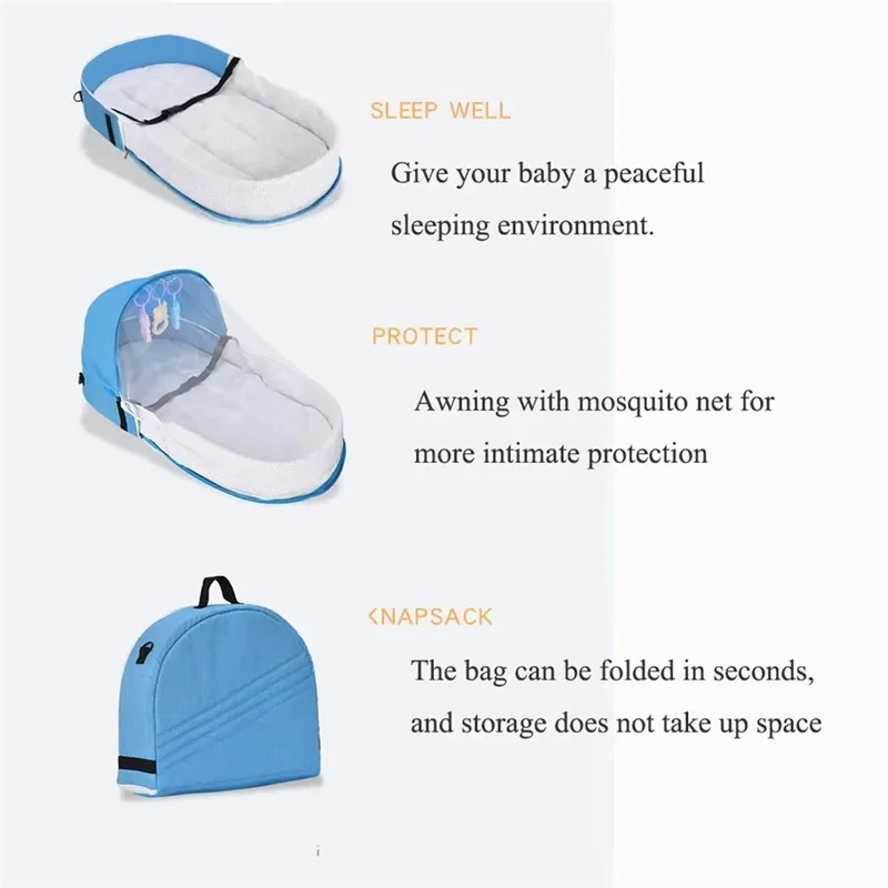 Baby Bed Convenient Folding An - Outdoor Daybed Furniture recension och pris
