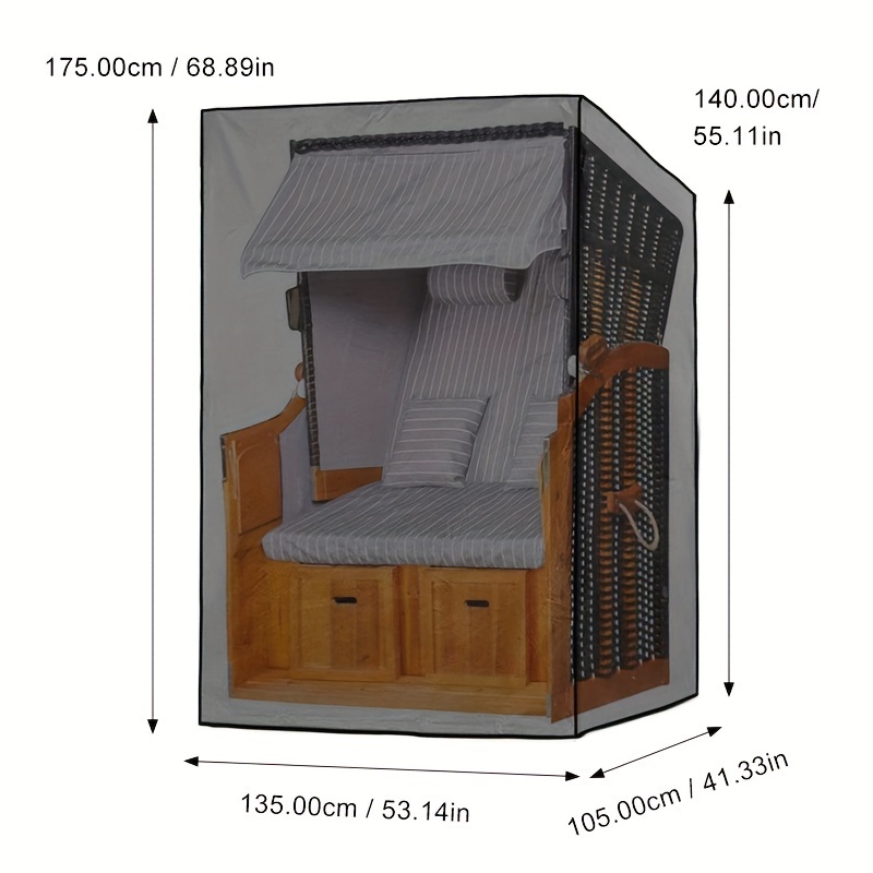 1‑Piece Black Outdoor Furnitur - Outdoor Furniture Cover recension och pris