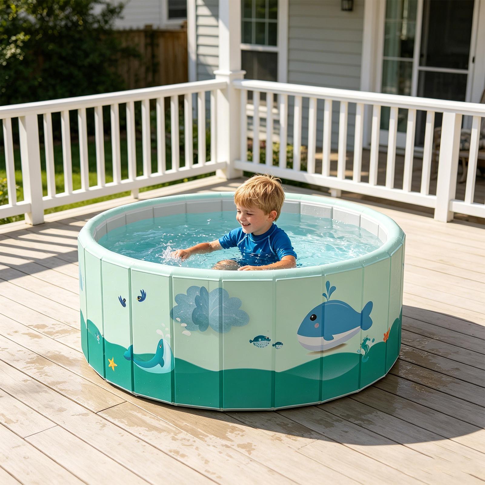 Inflatable folding swimming po - Inflatable Hot Tub recension och pris