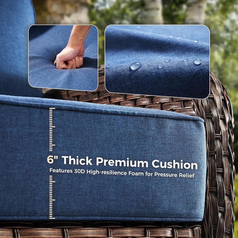 Outdoor Furniture Cushions, 6  - Outdoor Furniture Fabric Waterproof recension och pris