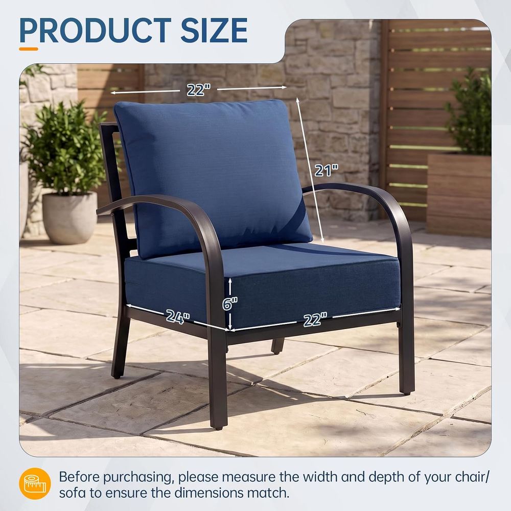 Outdoor Furniture Cushions, 6  - Outdoor Furniture Fabric Waterproof recension och pris