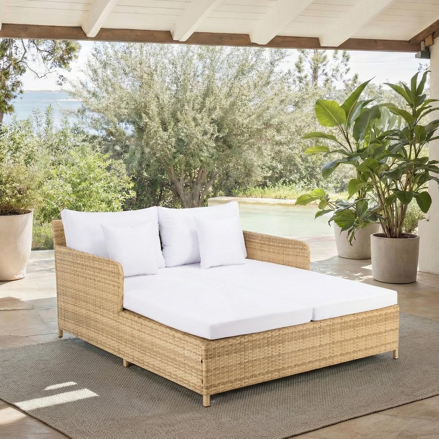 Outdoor Cadeo Daybed  Natural  - Outdoor Daybed Furniture recension och pris