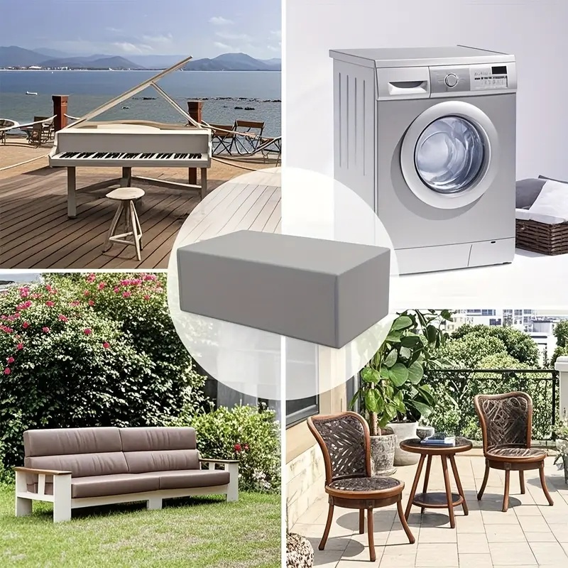 Silver Oxford Fabric Protectiv - Outdoor Furniture Cover recension och pris